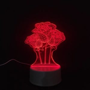 Flowers Acrylic Lamp