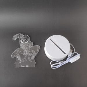 Spiderman Acrylic Lamp
