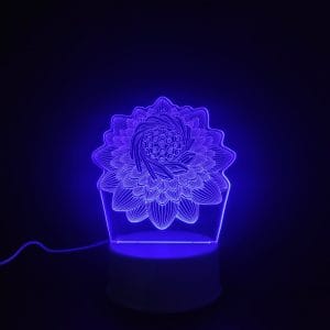 Sunflower Acrylic Lamp