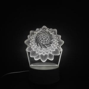 Sunflower Acrylic Lamp