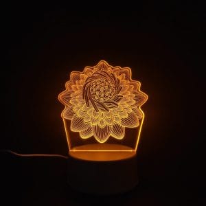 Sunflower Acrylic Lamp