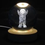Astronaut Crystal Ball Lamp