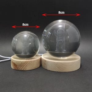Astronaut Crystal Ball Lamp