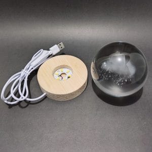 Rainy Cloud Crystal Ball Lamp