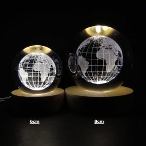 Globe Crystal Ball Lamp