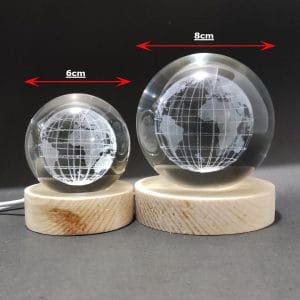 Globe Crystal Ball Lamp