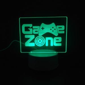 Game Zone Acrylic Lamp