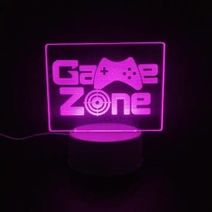 Game Zone Acrylic Lamp