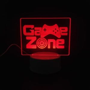 Game Zone Acrylic Lamp