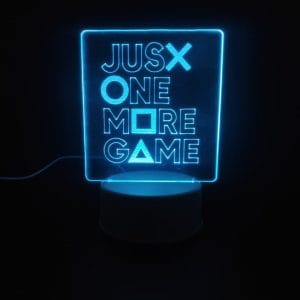One More Game Acrylic Lamp