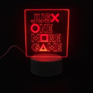 One More Game Acrylic Lamp