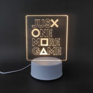 One More Game Acrylic Lamp