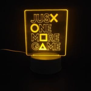 One More Game Acrylic Lamp