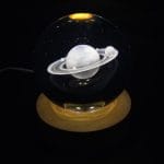 Saturn Crystal Ball Lamp