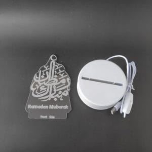 Ramadan Mubarak Acrylic Lamp