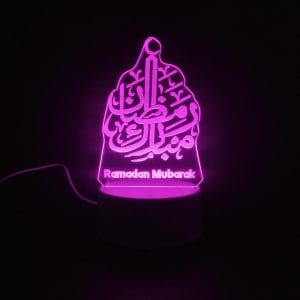Ramadan Mubarak Acrylic Lamp