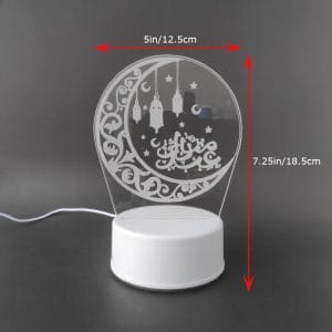 Eid Mubarak Acrylic Lamp