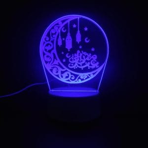 Eid Mubarak Acrylic Lamp