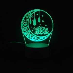 Eid Mubarak Acrylic Lamp