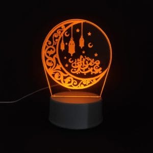 Eid Mubarak Acrylic Lamp