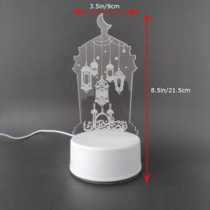 Ramadan Mubarak Acrylic Lamp