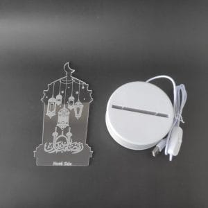Ramadan Mubarak Acrylic Lamp
