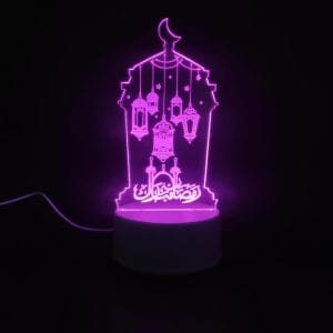 Ramadan Mubarak Acrylic Lamp