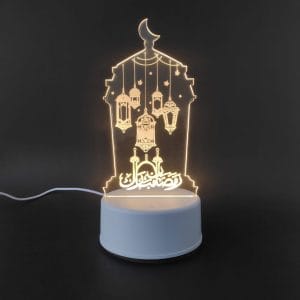 Ramadan Mubarak Acrylic Lamp