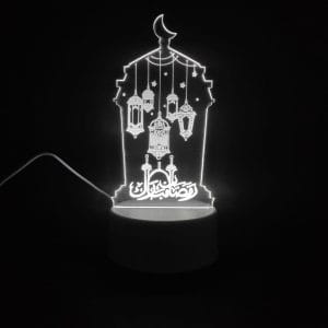 Ramadan Mubarak Acrylic Lamp