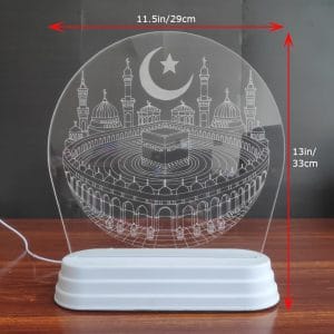 Khana Kaaba Acrylic Lamp