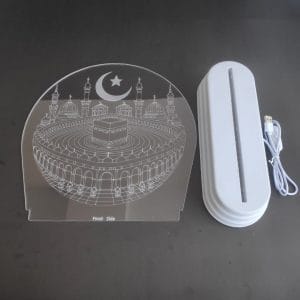 Khana Kaaba Acrylic Lamp