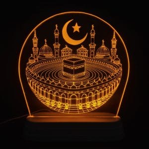 Khana Kaaba Acrylic Lamp