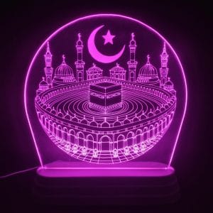 Khana Kaaba Acrylic Lamp