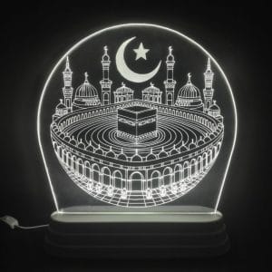Khana Kaaba Acrylic Lamp