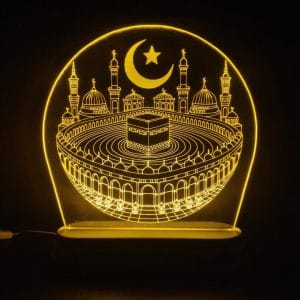 Khana Kaaba Acrylic Lamp