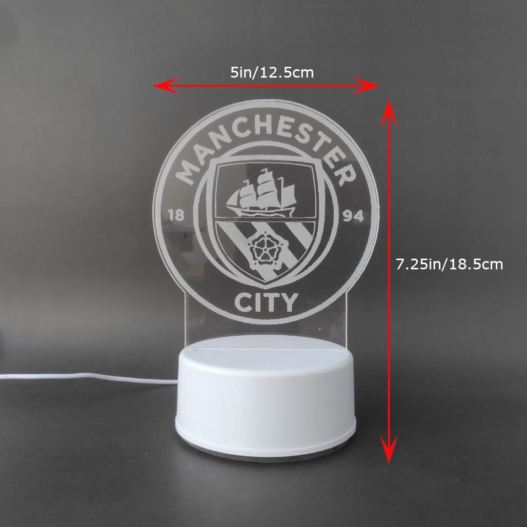 Manchester City Acrylic Lamp