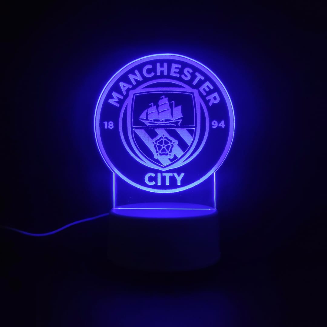 Manchester City Acrylic Lamp