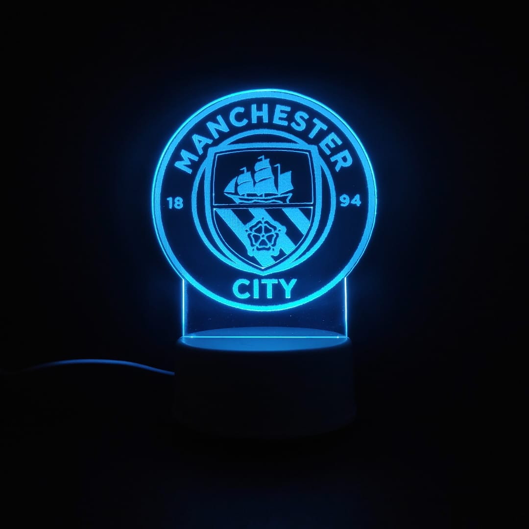 Manchester City Acrylic Lamp