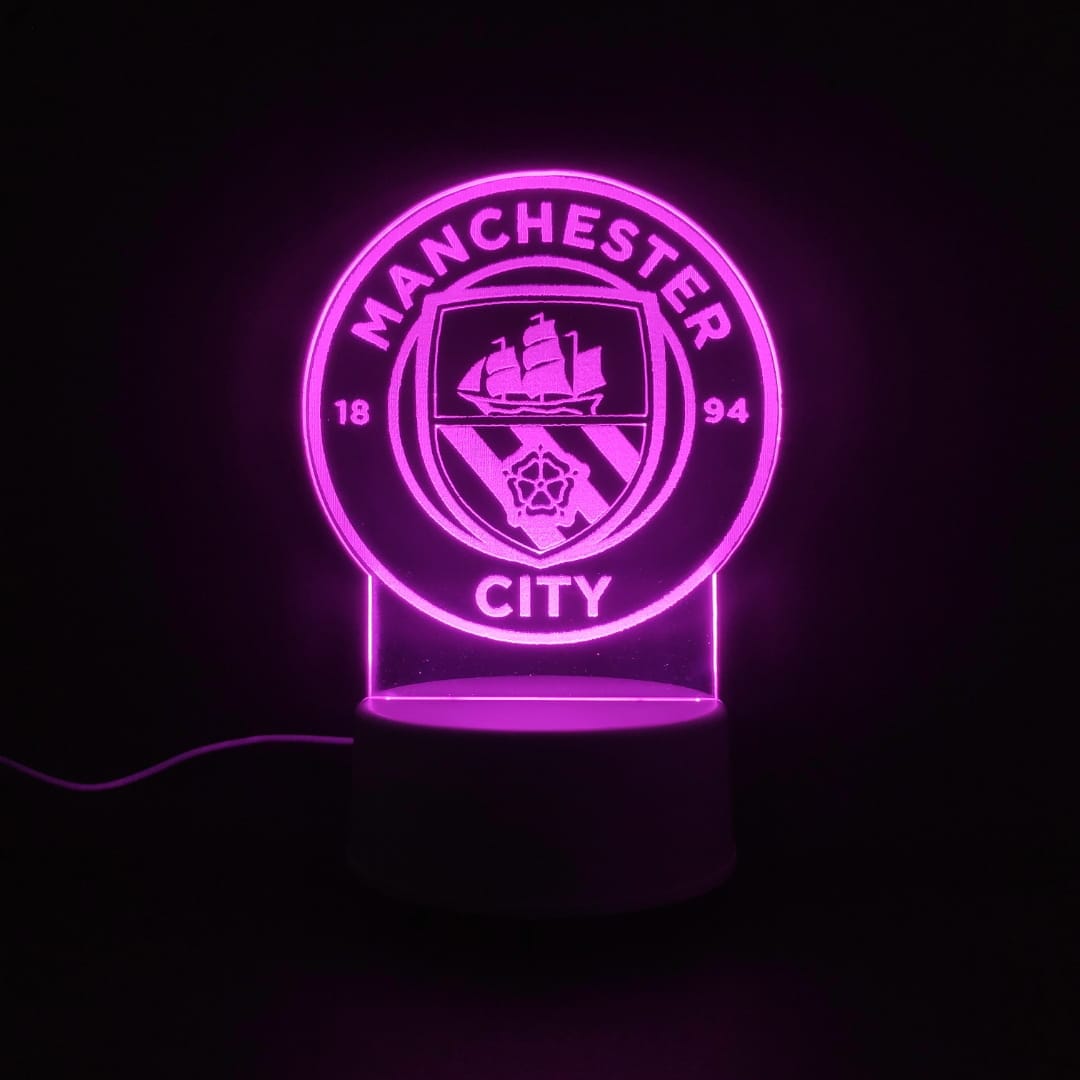 Manchester City Acrylic Lamp