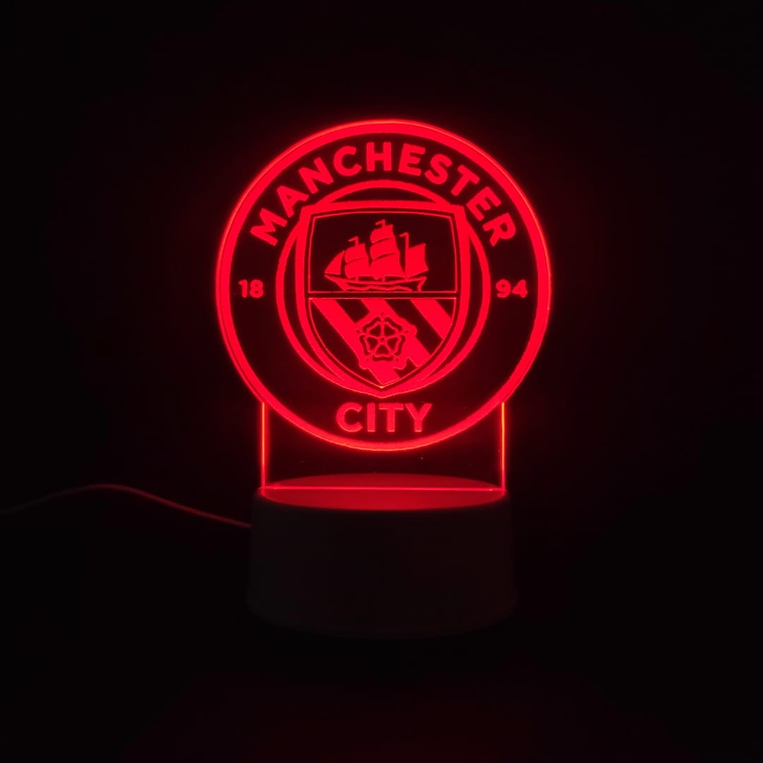Manchester City Acrylic Lamp