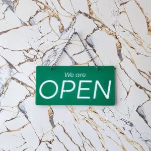 Open Close Flip Sign