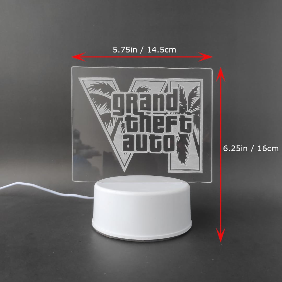 GTA VI Acrylic Lamp