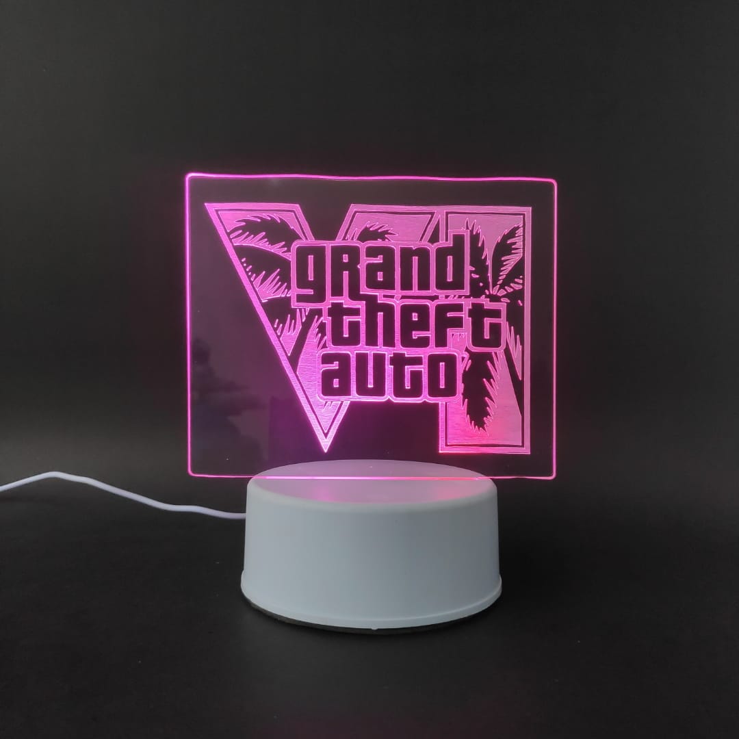 GTA VI Acrylic Lamp